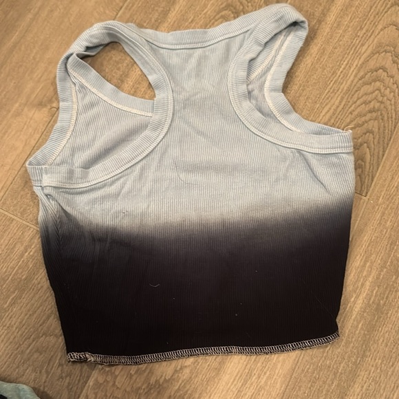 Katie J NYC Girls Racerback Crop Tops - Red, Pink, Blue, and Ombre Size L - Picture 10 of 13